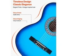 Vevor Klasikinė gitara pradedantiesiems, mėlyna