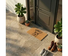 Relaxdays Kokosinis durų kilimėlis: Welcome