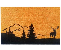 Relaxdays Kokoso pluošto durų kilimėlis su motyvu, 60x40 cm