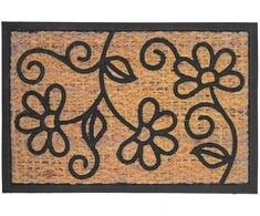 Relaxdays Kokoso pluošto ir PVC durų kilimėlis, 60 x 40 cm