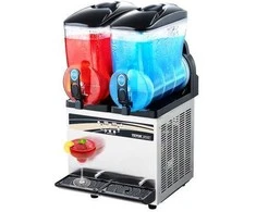 Vevor Komercinė šaldytų gėrimų gamykla 15L x 2 talpa