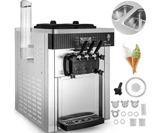 Vevor Komercinė minkštų ledų mašina 2200W
