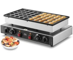 Vaflinė Vevor komercinis olandiškų blynų kepėjas 1700W, 50vnt