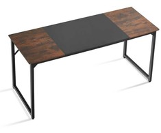 VEVOR Kompiuterio stalas 160 cm, rusvas juodas