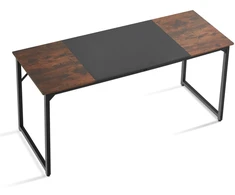 VEVOR Kompiuterio stalas 160 cm, rusvas juodas