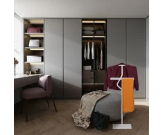 Relaxdays Kostiumo stovas 107 cm baltas