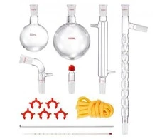 Vevor Laboratorinė distiliacijos įranga su 1000 ml kolbomis