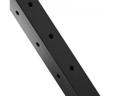 VEVOR Laiptų turėklų kampinis stulpas 107x2.5x5 cm juodas