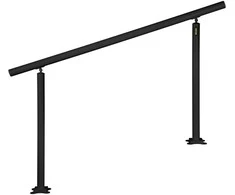 VEVOR Laiptų turėklų komplektas 5 FT, juodas aliuminis