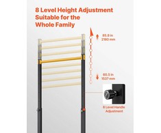 Vevor Laisvai stovinti 150 kg tempimo stotis