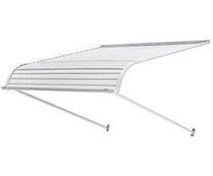 Vevor Langų ir durų pastogė 101x106 cm aliuminio