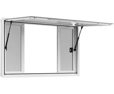 Vevor Langas maistovežei 135x84 cm