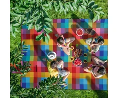 Relaxdays Languotas pikniko kilimėlis 200x300cm