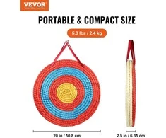 VEVOR Lankų šaudymo taikinys, 3 sluoksnių, 50 cm