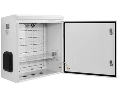 Lauko elektros skydelis su termostatu, 600 x 600 x 300 mm