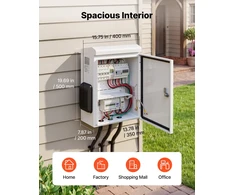 Lauko elektros skydelis su termostatu ir ventiliatoriumi