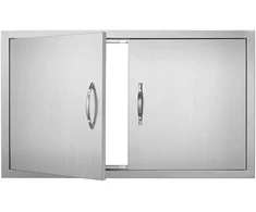 VEVOR Lauko virtuvės dvigubos durys 915x533 mm