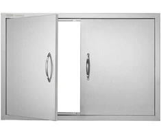 Vevor lauko virtuvės dvigubos durys, 915x610 mm