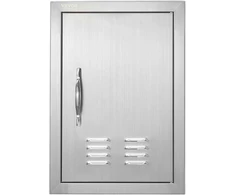 Vevor Lauko virtuvės nerūdijančio plieno durelės 356x508 mm