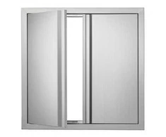 Vevor Lauko virtuvės durys 610x610 mm, nerūdijančio plieno