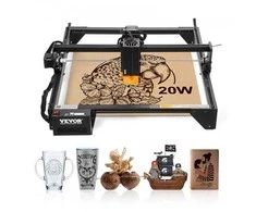 Vevor lazerinis graviruoklis 20W su apsauga akims