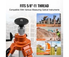 VEVOR Lazerio lygio trikojis stovas su 5/8" sriegiu