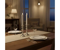 Relaxdays LED vaškinės žvakės, 4 vnt. rinkinys