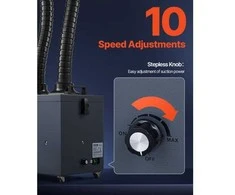 VEVOR Litavimo dūmų ištraukiklis 275W su 4 pakopų filtru