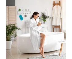 Lova Relaxdays Baltas sieninis rankšluosčių laikiklis