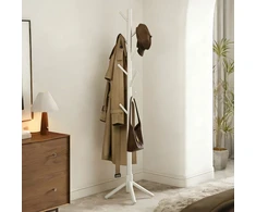 Lova Relaxdays Pušinis paltų stovas, 8 kabliukai