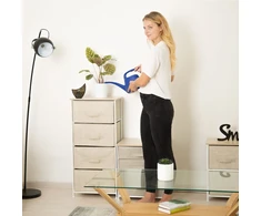Relaxdays Smėlio spalvos lentynų sistema