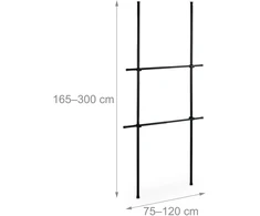 Relaxdays Teleskopinė drabužių spintos sistema 165–300 cm