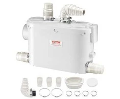 Vevor Macerator šliužo siurblys 500W su 3 įėjimais