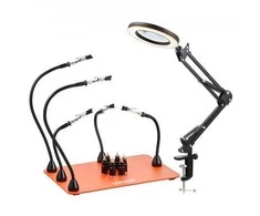 Vevor Magnetinė litavimo stotis su LED lempa ir 5 rankomis