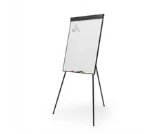 Relaxdays Magnetinė rašomoji lenta ant stovo 100x70 cm, 2 laikikliai