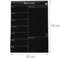Relaxdays Magnetinis savaitinis valgiaraščio planuoklis