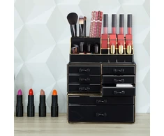 Relaxdays Makiažo organizatorius su 8 stalčiais