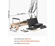 VEVOR Medinė pilates traukyklė namams