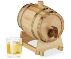 Relaxdays Medinė statinė 1,25 L
