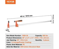 VEVOR Medžio apdirbimo spaustuvai, 2 vnt. 914 mm