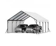 Vevor Metalinė stoginė automobiliui 20 x 20 ft