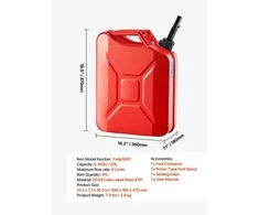 VEVOR Metalinė kuro talpa, 20 L
