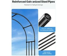 Vevor Metalinė sodo arka augalams