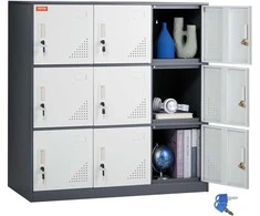 Vevor Metalinė spintelė su 9 durimis darbuotojams