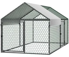 Vevor Metalinė vištidė 4-6 vištoms, 1 x 2 x 1 m
