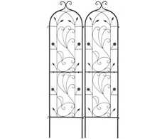 Vevor Metalinės daržo grotelės augalams palaikyti 60x15 cm