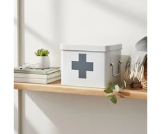 Relaxdays Metalinis medicininis dėklas