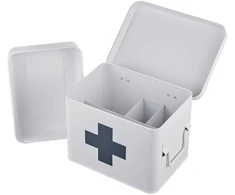 Relaxdays Metalinis medicininis dėklas