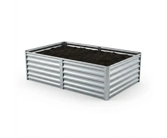 Relaxdays Metalinis pakeltas lysvės rėmas 57 x 240 x 90cm