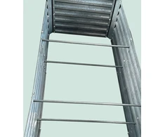 Relaxdays Metalinis pakeltas lysvės rėmas 57 x 240 x 90cm